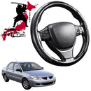 Black Samurai Segmented Steering Wheel Cover for Mitsubishi Lancer 2003 - 2007 (CH)-1