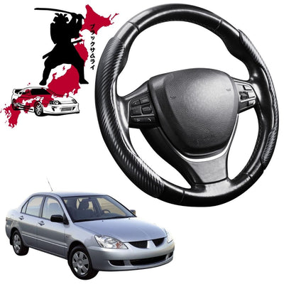 Black Samurai Segmented Steering Wheel Cover for Mitsubishi Lancer 2003 - 2007 (CH)