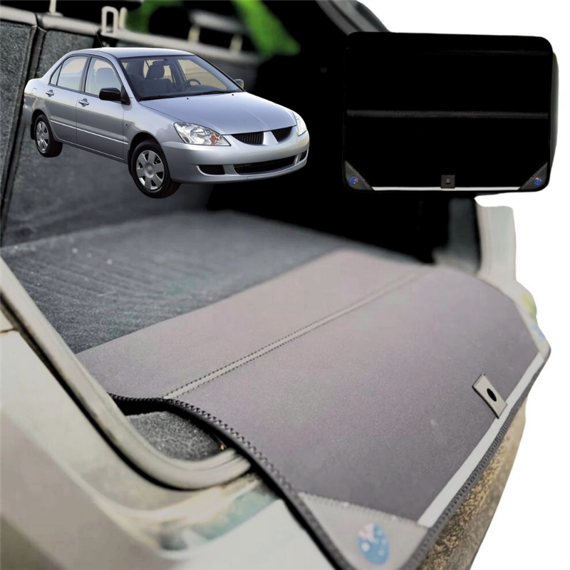 Rear Cargo Boot Bumper Protector for Mitsubishi Lancer 2003 - 2007 (CH) - Standard (72 x 55) - Black