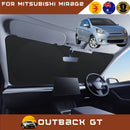 Front Windscreen Sun Shade for Mitsubishi Mirage 2012 - Current LA - Standard 150 x 85 cm - Black-1