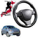 Black Samurai Segmented Steering Wheel Cover for Mitsubishi Mirage 2012 - Current LA-1