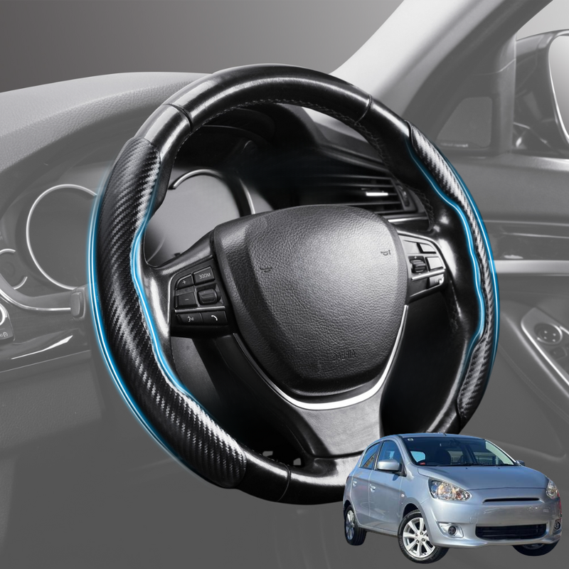 Segmented Steering Wheel Cover for Mitsubishi Mirage 2012 - Current LA - Universal Size