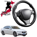 Black Samurai Segmented Steering Wheel Cover for BMW 3 Series 2011 - 2018 (F30 F31)-1