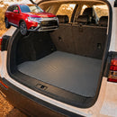 6D Diamond Car Boot Cargo Mat for Mitsubishi Outlander 2012 - 2018 (ZJ/ZK/ZL) - Heavy Duty Carpet Liner - All-Weather Resistance - Easy to use - Odorless Material - Black & Grey-14