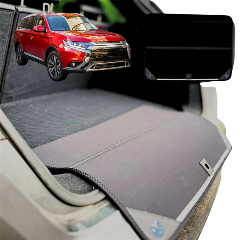 Rear Cargo Boot Bumper Protector for Mitsubishi Outlander 2012 - 2018 (ZJ/ZK/ZL) - XL (98 x 55) - Black