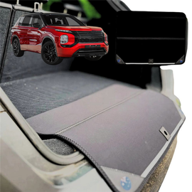 Rear Cargo Boot Bumper Protector for Mitsubishi Outlander 2022 - Current (ZM) - XL (98 x 55) - Black