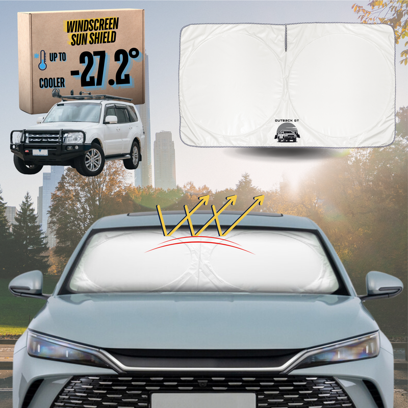 Front Windscreen Sun Shade for Mitsubishi Pajero 2006 - 2021 (NS/NT/NW/NX) - Standard 150 x 85 cm