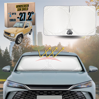 Front Windscreen Sun Shade for Mitsubishi Pajero Mini 1998 - 2012 (H53A/H58A) - Standard 150 x 85 cm