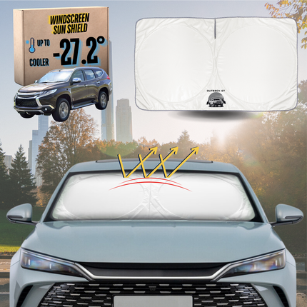 Front Windscreen Sun Shade for Mitsubishi Pajero Sport 2015 - Current (KR/KS/QE/QF) - Standard 150 x 85 cm