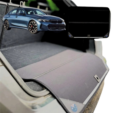 Rear Cargo Boot Bumper Protector for BMW 3 Series 2018 - Current (G20 G21) - Standard (72 x 55) - Black
