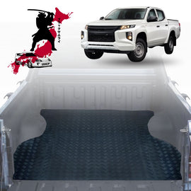 Black Samurai UTE Tub Mat Tray Liner for Mitsubishi Triton Club Cab 2015 - 2023 (MQ MR)