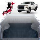 Black Samurai UTE Tub Mat Tray Liner for Mitsubishi Triton Club Cab 2015 - 2023 (MQ MR) (With Spray On Liner or No Liner) - Black-1