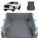 Honeycomb UTE Tub Mat Tray Liner for Mitsubishi Triton Club Cab 2015 - 2023 (MQ MR) (With Spray On Liner or No Liner) - Black & Grey-10