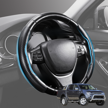 Segmented Steering Wheel Cover for Mitsubishi Triton Double Cab 2006 - 2015 (ML MN) - Universal Size