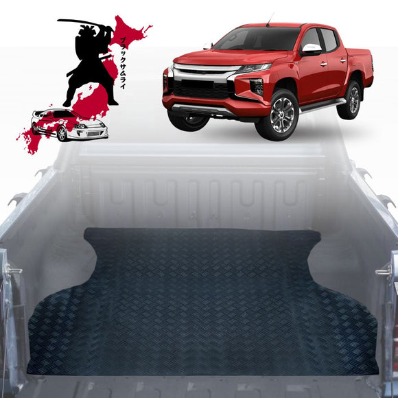 Black Samurai UTE Tub Mat Tray Liner for Mitsubishi Triton Double Cab 2024 - Current (LC/MV) - Black