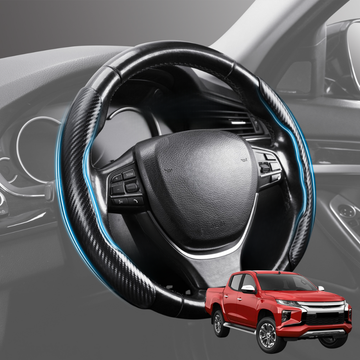 Segmented Steering Wheel Cover for Mitsubishi Triton Double Cab 2024 - Current (LC/MV) - Universal Size