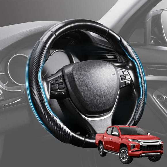 Segmented Steering Wheel Cover for Mitsubishi Triton Double Cab 2024 - Current (LC/MV) - Universal Size