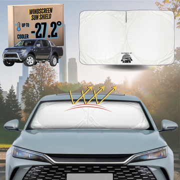Front Windscreen Sun Shade for Mitsubishi Triton Single Cab 2006 - 2012 (ML MN) - Standard 150 x 85 cm