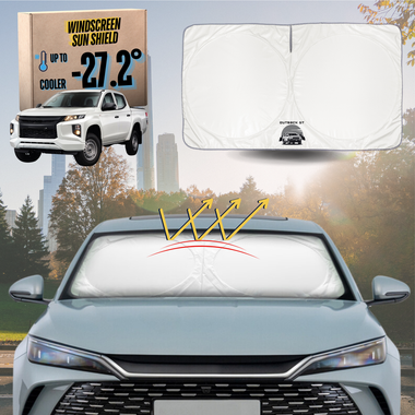 Front Windscreen Sun Shade for Mitsubishi Triton Single Cab 2015 - 2023 (MQ MR) - Standard 150 x 85 cm