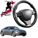 Black Samurai Segmented Steering Wheel Cover for Nissan 350Z 2002 - 2008 Z33-1