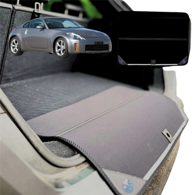Rear Cargo Boot Bumper Protector for Nissan 350Z 2002 - 2008 Z33 - Standard (72 x 55) - Black