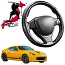 Black Samurai Segmented Steering Wheel Cover for Nissan 370Z Auto 2009 - 2021-1