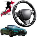 Black Samurai Segmented Steering Wheel Cover for BMW 4 Series Coupe/Convertible 2014 - 2021 (F32 F33)-1