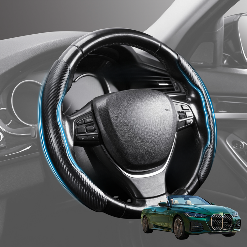 Segmented Steering Wheel Cover for BMW 4 Series Coupe/Convertible 2014 - 2021 (F32 F33) - Universal Size