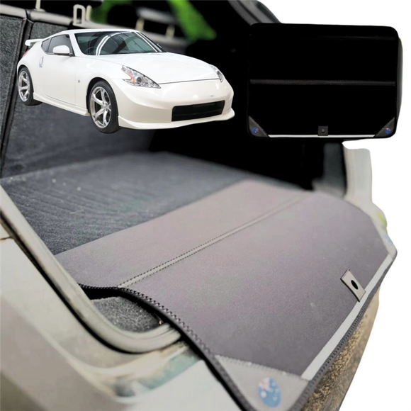 Rear Cargo Boot Bumper Protector for Nissan 370Z Manual 2009 - 2021 Z34 - Standard (72 x 55) - Black