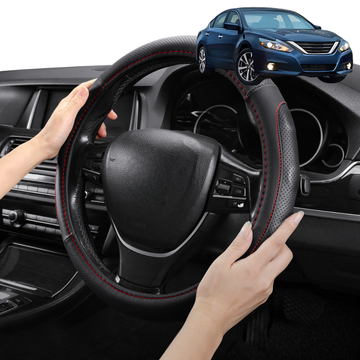 Steering Wheel Cover Pro Extra Layer for Nissan Altima 2012-2017 - Breathable & Anti-Slip - Circle 38 cm