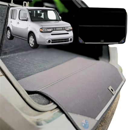 Rear Cargo Boot Bumper Protector for Nissan Cube 2009 - 2019 Z12 - XL (98 x 55) - Black