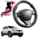 Black Samurai Segmented Steering Wheel Cover for Nissan Dualis +2 2008 - 2014 (NJ10)-1