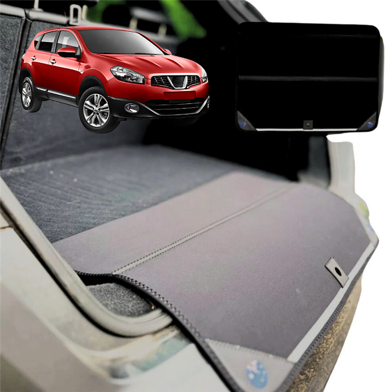 Rear Cargo Boot Bumper Protector for Nissan Dualis 2007 - 2014 J10 - XL (98 x 55) - Black