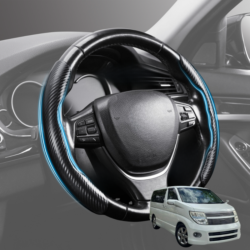Segmented Steering Wheel Cover for Nissan Elgrand 2002 - 2010 E51 2nd Gen