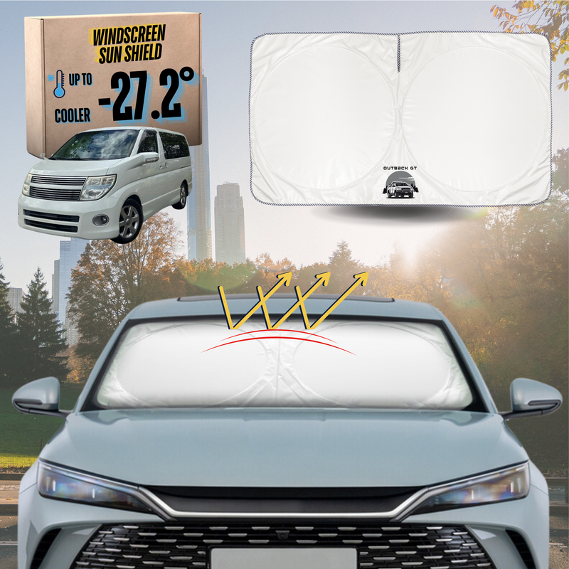 Front Windscreen Sun Shade for Nissan Elgrand 2002 - 2010 E51 2nd Gen - XL 160 x 100 cm