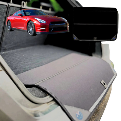 Rear Cargo Boot Bumper Protector for Nissan GT-R 2009 - Current - Standard (72 x 55) - Black