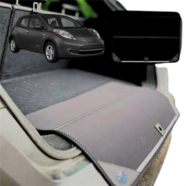 Rear Cargo Boot Bumper Protector for Nissan LEAF 2013 - 2017 - Standard (72 x 55) - Black