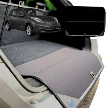 Rear Cargo Boot Bumper Protector for Nissan LEAF 2013 - 2017 - Standard (72 x 55) - Black