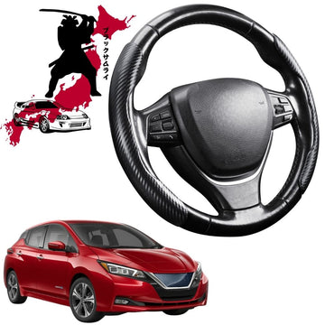 Black Samurai Segmented Steering Wheel Cover for Nissan LEAF 2018 - Current