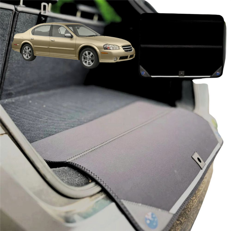 Rear Cargo Boot Bumper Protector for Nissan Maxima 2003 - 2008 - Standard (72 x 55) - Black