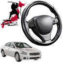 Black Samurai Segmented Steering Wheel Cover for Nissan Maxima 2009 - 2013-1