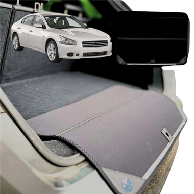 Rear Cargo Boot Bumper Protector for Nissan Maxima 2009 - 2013 - Standard (72 x 55) - Black