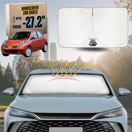 Front Windscreen Sun Shade for Nissan Micra 2007 - 2010 (K12) - Standard 150 x 85 cm