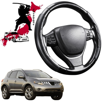 Black Samurai Segmented Steering Wheel Cover for Nissan Murano 2009 - 2015 Z51