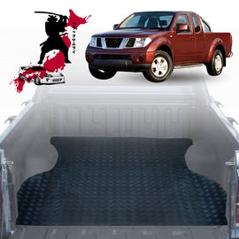 Black Samurai UTE Tub Mat Tray Liner for Nissan Navara 2005 - 2015 (D40 RX) - Black