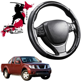 Black Samurai Segmented Steering Wheel Cover for Nissan Navara 2005 - 2015 (D40 RX)