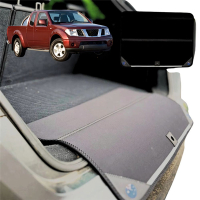 Rear Cargo Boot Bumper Protector for Nissan Navara 2005 - 2015 (D40 RX) - Standard (72 x 55) - Black