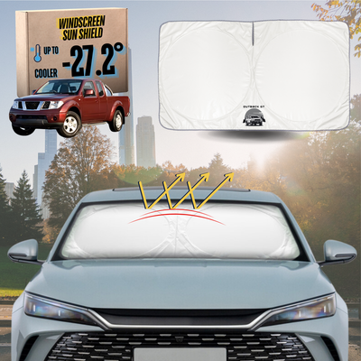 Front Windscreen Sun Shade for Nissan Navara 2005 - 2015 (D40 RX) - Standard 150 x 85 cm