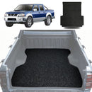 Honeycomb UTE Tub Mat Tray Liner for Nissan Navara Dual Cab 1997 - 2018 (DX/D22 STR) - Black & Grey-1