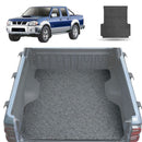 Honeycomb UTE Tub Mat Tray Liner for Nissan Navara Dual Cab 1997 - 2018 (DX/D22 STR) - Black & Grey-10